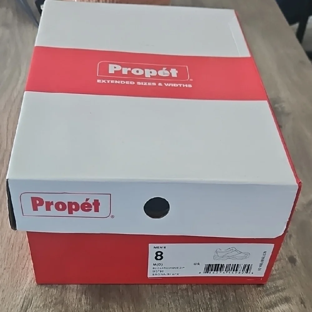 Propet Men's Black and Brown Waterproof Boots